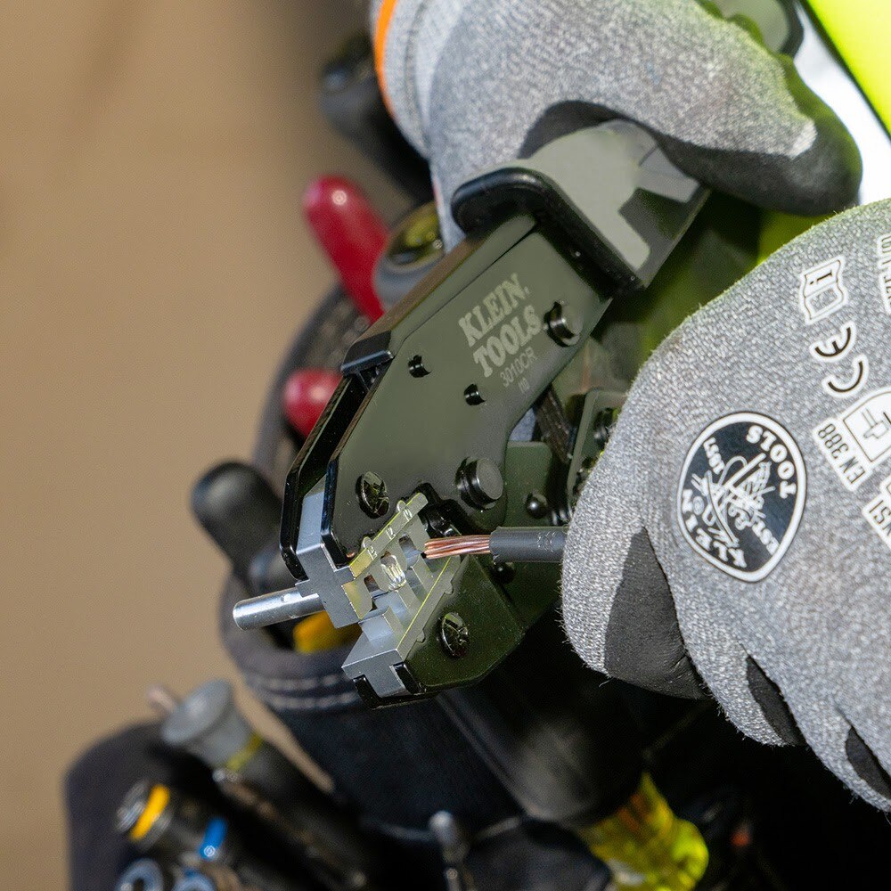Klein 3010CR Solar Ratcheting Crimper for MC4 Connectors - 8