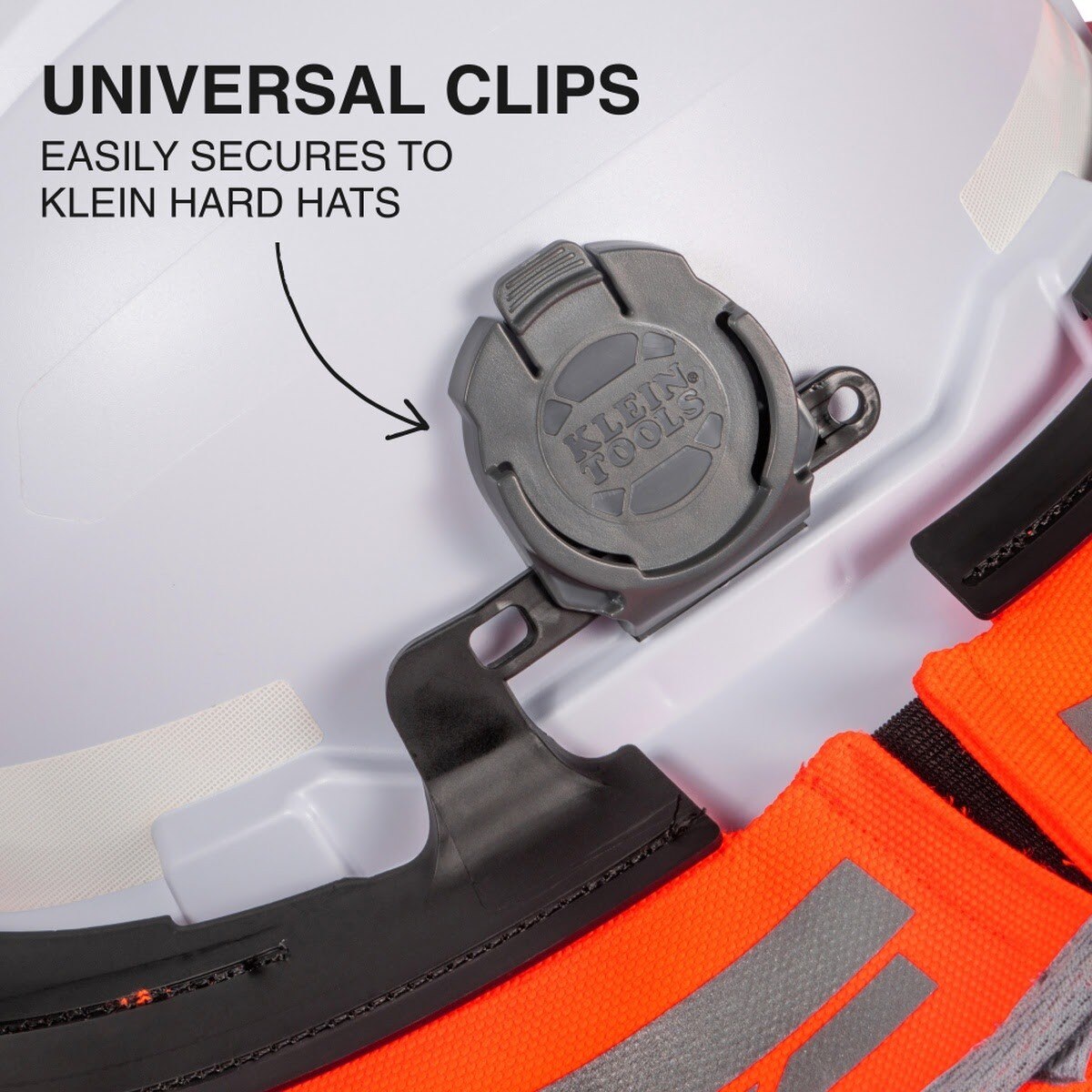 Klein 3010 Full Brim Sombrero for Hard Hats with Removable Neck Shade and UPF 50+ Protection - 2