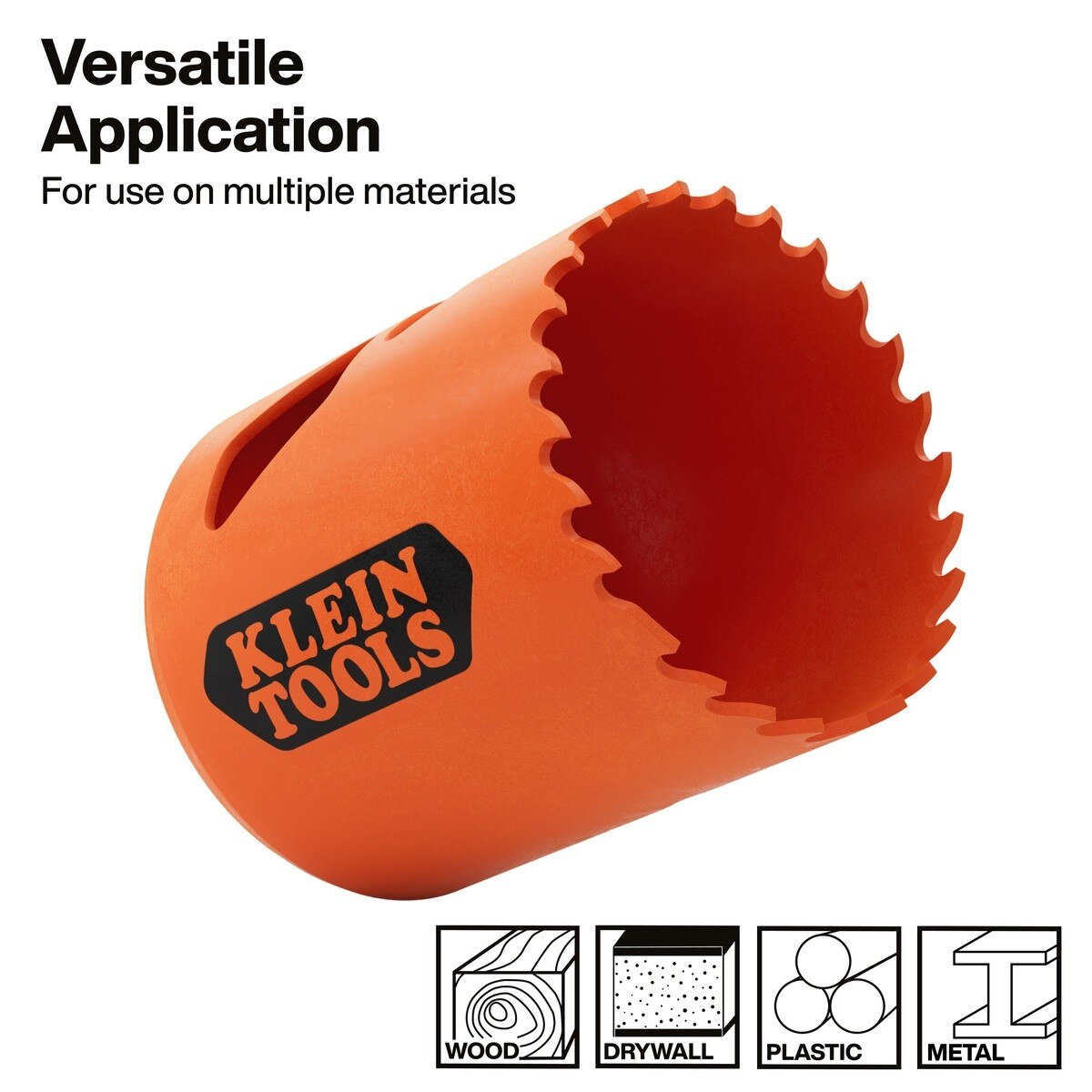 Klein 31018 1-3/4" Bi-Metal Hole Saw for Metal Wood and Plastic - 4