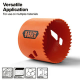 Klein 31023 2-3/4" Standard Bi-Metal Hole Saw for Metal Wood and Plastic - 3