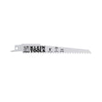 Klein Tools 31716 Reciprocating Saw Blade, 6 TPI, 6", 5-Pack