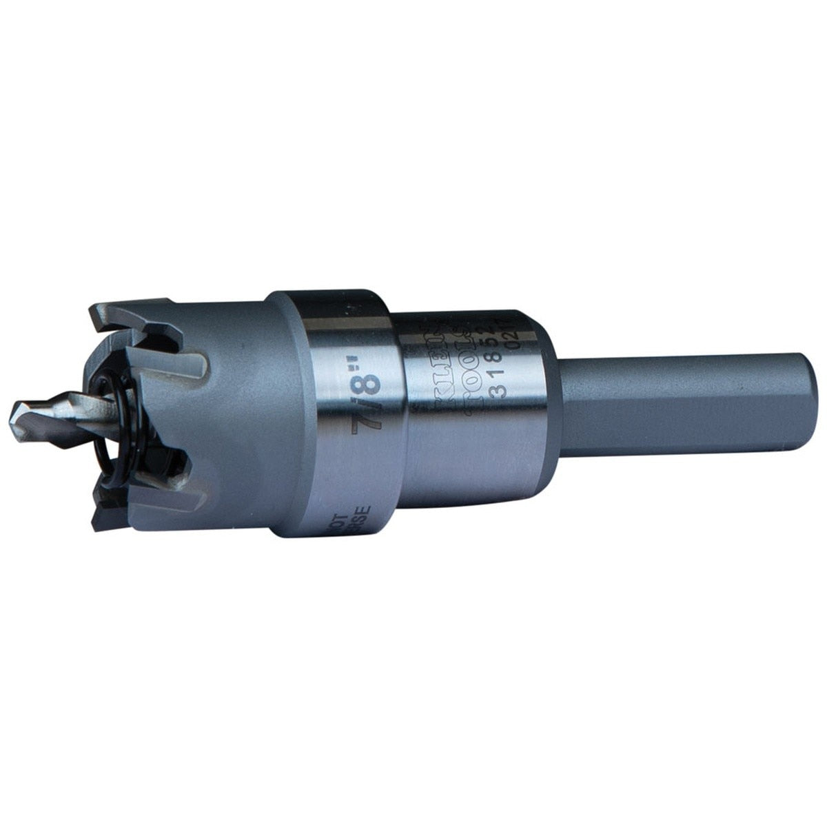 Klein 31875 7/8" Carbide Hole Cutter with Integrated Flange and Split Point Pilot Bit