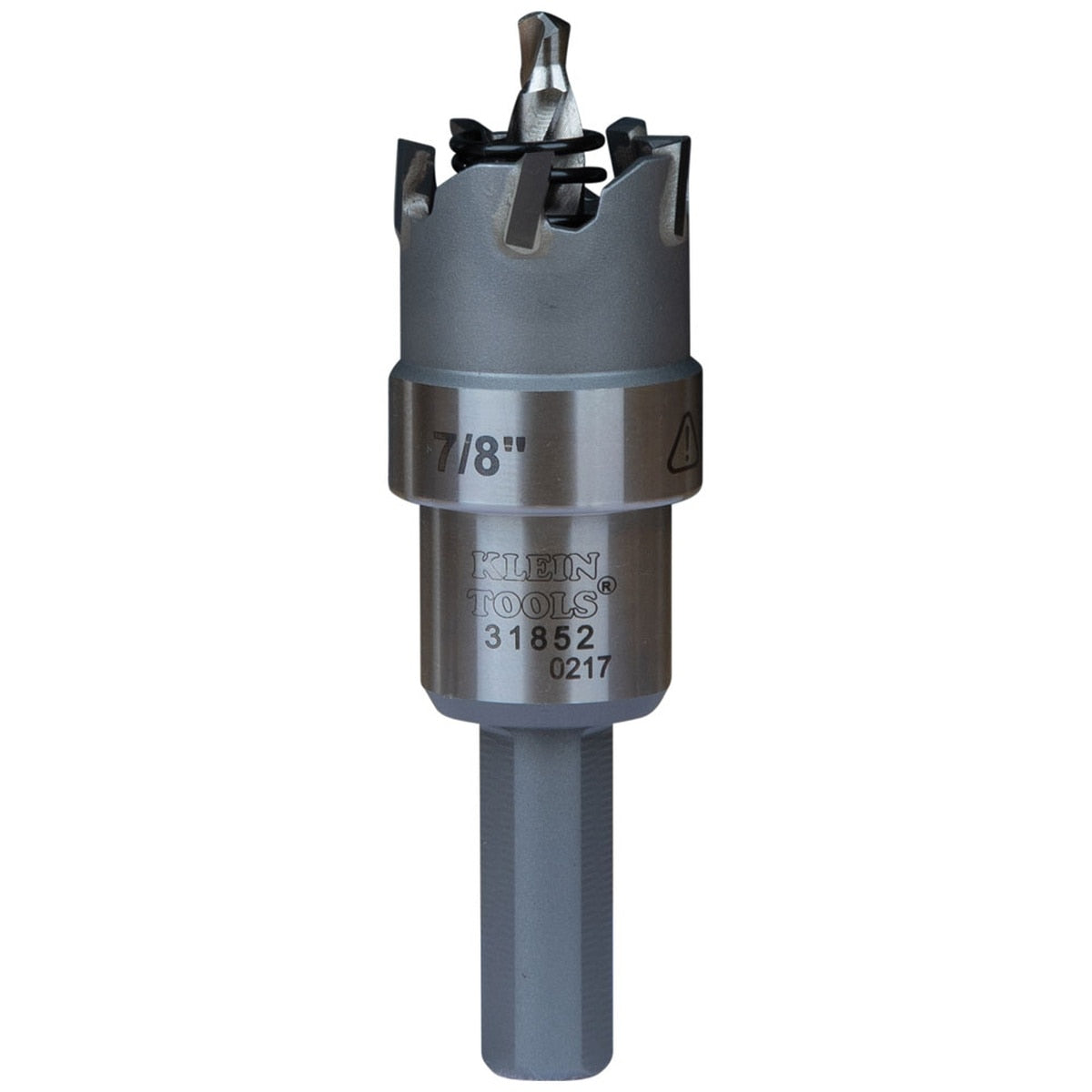 Klein 31875 7/8" Carbide Hole Cutter with Integrated Flange and Split Point Pilot Bit - 6