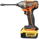 Klein 32304 14-in-1 HVAC Adjustable-Length Impact Screwdriver with Flip Socket - 9