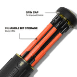 Klein Tools 32306INS 6-in-1 Insulated Auto-Lock Screwdriver with 1000V Rated Interchangeable Bits (7 Piece) - 5