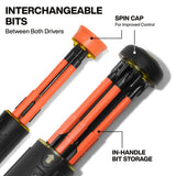 Klein 32310INS 10-in-2 Insulated Auto-Lock Screwdriver Set with 1000V ASTM F1505 Insulation (12 Piece Set) - 4