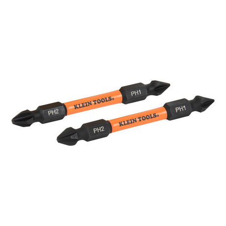 Klein 32492HD Replacement ProFlex Phillips Driver Bits for Multi-Bit Screwdrivers (#1 and #2, 2 Pack)