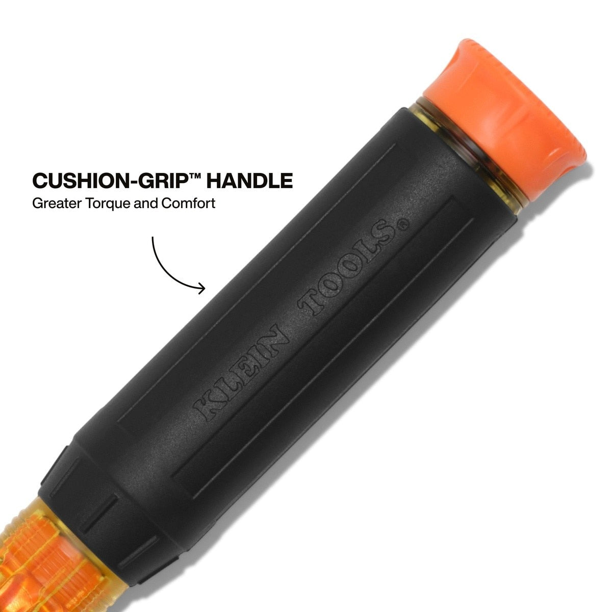 Klein 32604INS 4" Shank 4-in-1 1000V Insulated Auto-Lock Screwdriver (5 Piece) - 6