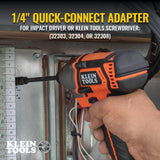 Klein 32766 3-in-1 Impact Flip Socket, 1/4 Inch, 5/16 Inch, 3 Inch Length - 9