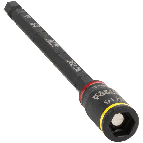 Klein 32767 3-in-1 Impact Flip Socket, 1/4 Inch and 5/16 Inch, 5 Inch Length