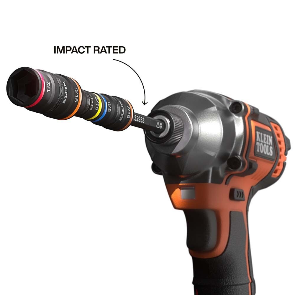 Klein 32914HD 14-in-1 Impact Rated Flip Socket Set - 6