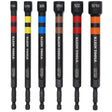 Klein 32940 Magnetic Hollow Color-Coded Power Nut Drivers Set for Impact Drivers (6 Piece)