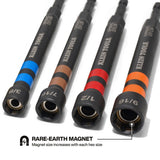 Klein 32940 Magnetic Hollow Color-Coded Power Nut Drivers Set for Impact Drivers (6 Piece) - 3