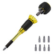 Klein 32961A 8-in-1 Tru-Grip Multi-Bit Screwdriver with Removable Stubby 6.6"
