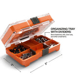 Klein 33002S Slim ProFlex Impact-Rated Bit Set PH2 and SQ2 with Slim Storage Case (20-Piece) - 4