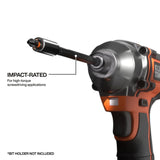 Klein 33002S Slim ProFlex Impact-Rated Bit Set PH2 and SQ2 with Slim Storage Case (20-Piece) - 7