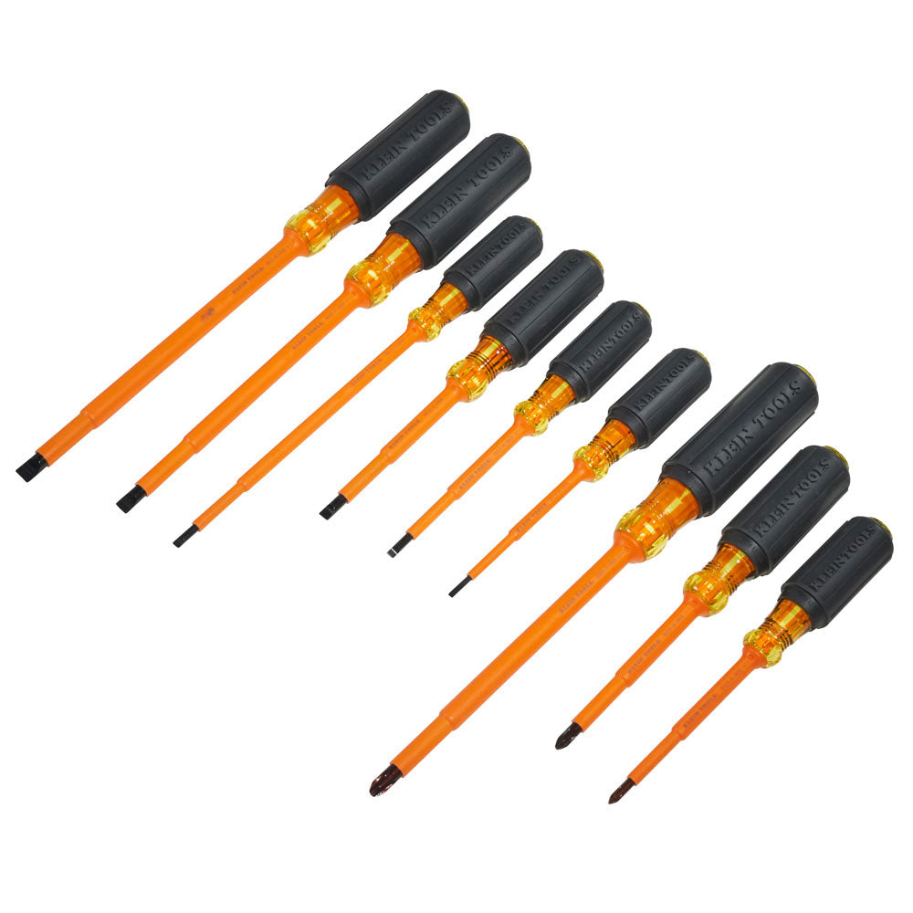 Klein 33528 Insulated Screwdriver Set, Slotted and Phillips, 9-Piece - 2