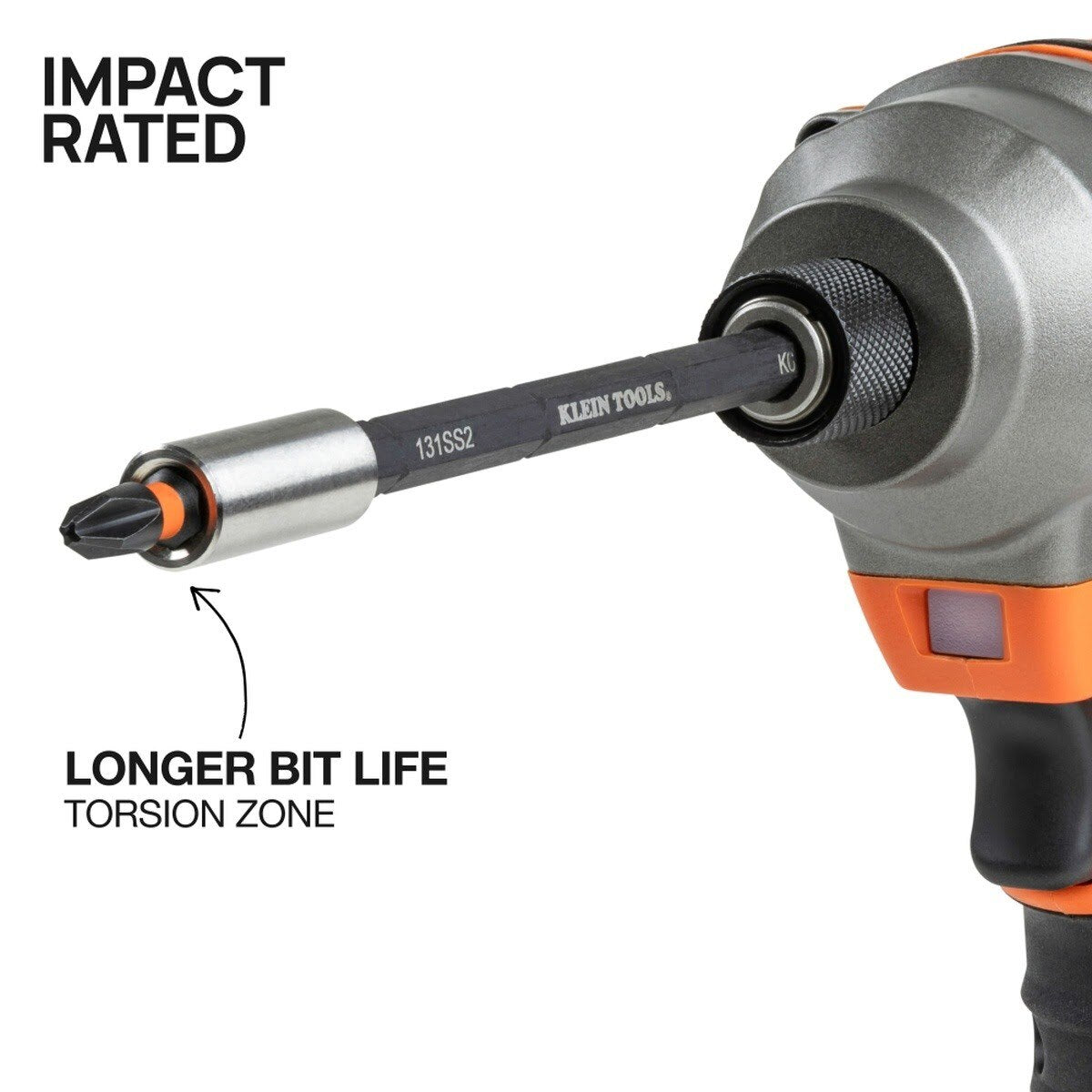 Klein 33803 ProFlex Impact Screwdriver Bit Set with Adjustable Screwdriver and Modular Case (44-Piece) - 6