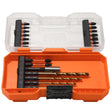 Klein 33811B Drill and Driver Bit Set with Titanium-Nitride Coated Bits and MODbox Compatible Case (21 Piece)