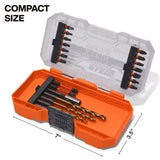 Klein 33811B Drill and Driver Bit Set with Titanium-Nitride Coated Bits and MODbox Compatible Case (21 Piece) - 7