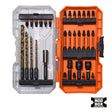 Klein 33811 Drill and Driver Bit Set with Titanium-Nitride Coated Drill Bits and MODbox Compatible Case (32 Piece)