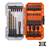 Klein 33811 Drill and Driver Bit Set with Titanium-Nitride Coated Drill Bits and MODbox Compatible Case (32 Piece)