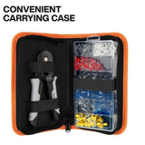 Klein 34060 Ratcheting Ferrule Square Crimper Set with 1200 Terminals and Carrying Case - 5
