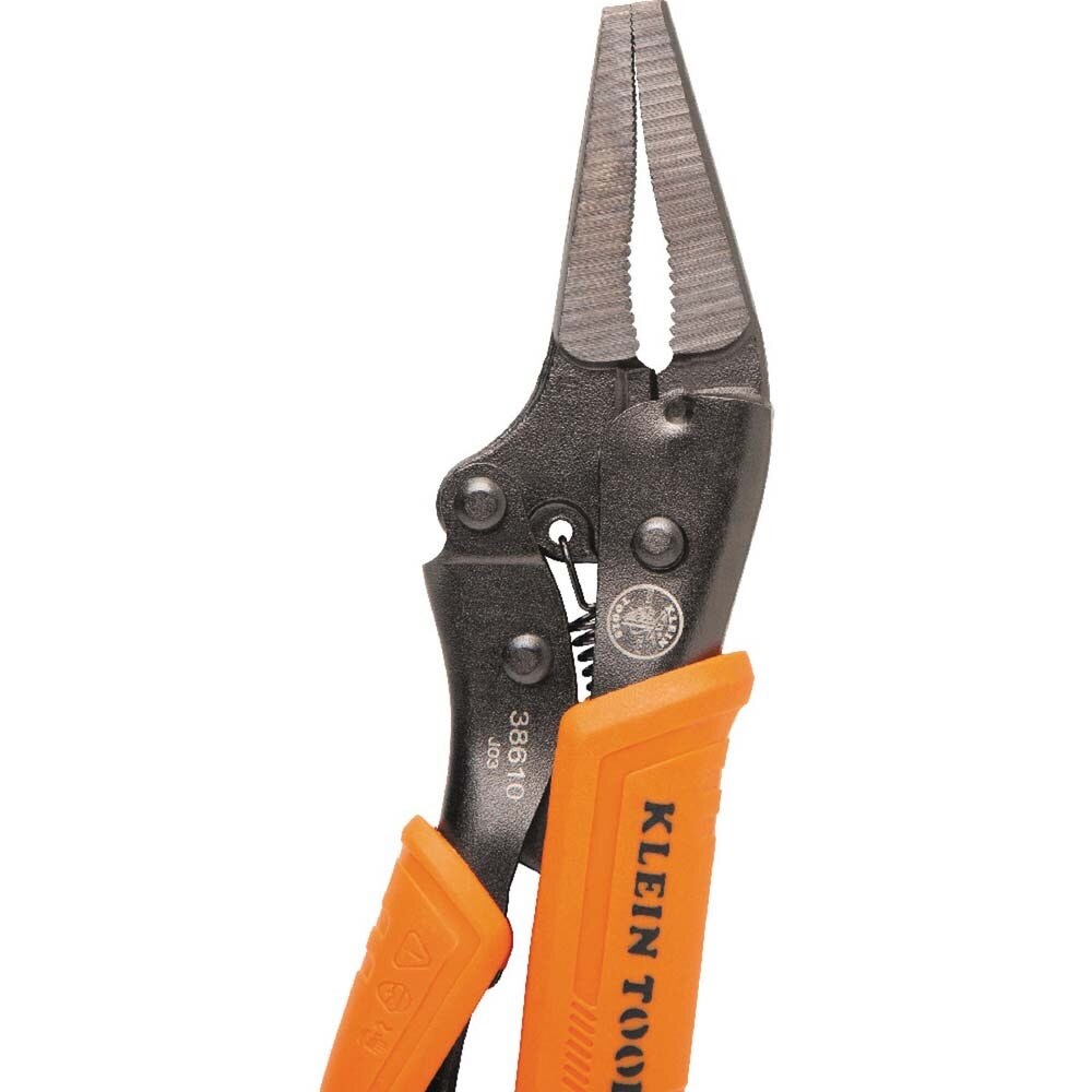 Klein 38610 Long Nose Locking Pliers, 4-Inch - 3