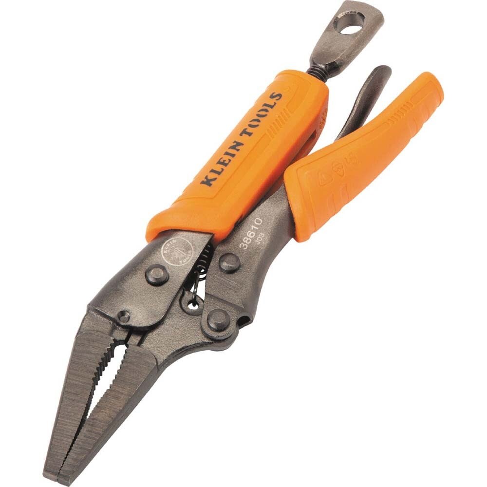 Klein 38610 Long Nose Locking Pliers, 4-Inch - 8