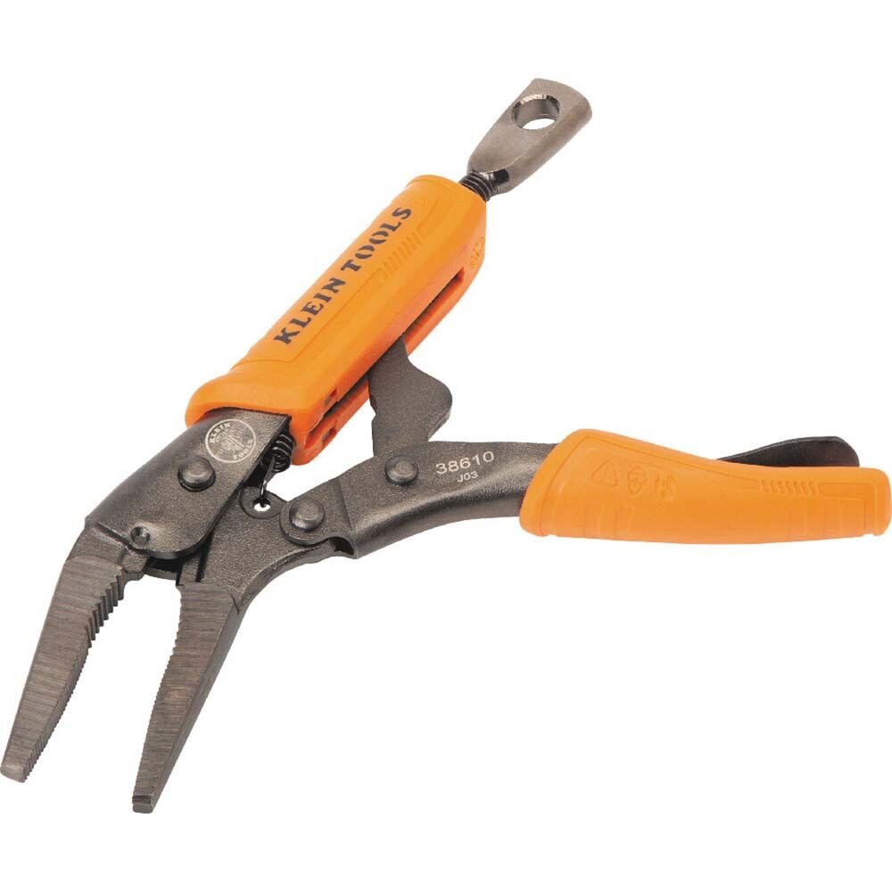 Klein 38610 Long Nose Locking Pliers, 4-Inch - 9