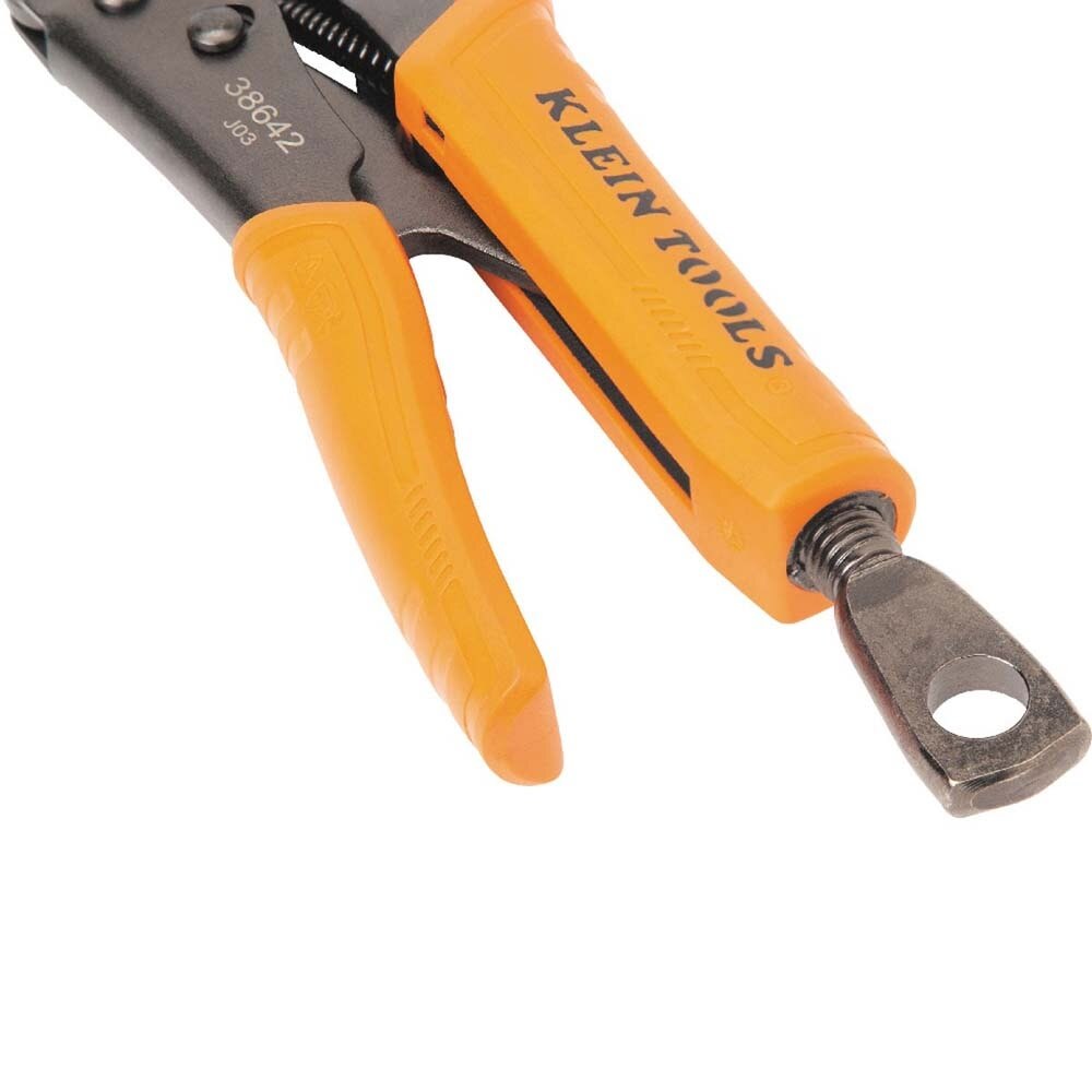 Klein 38642 Straight Jaw Locking Pliers, 10-Inch - 3