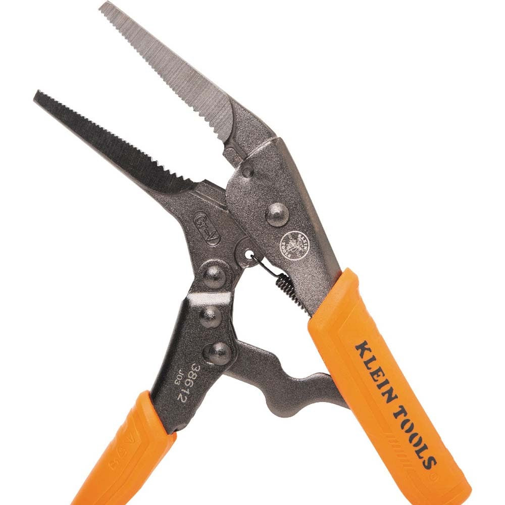 Klein 38661 Long Nose Locking Pliers Set, 6- and 9-Inch, 2-Piece - 4
