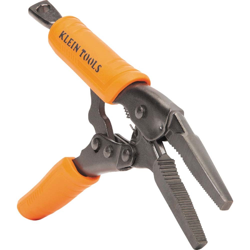 Klein 38664 Locking Pliers Set, C-Clamp, Long Nose, Curved Jaw, 3-Piece - 6