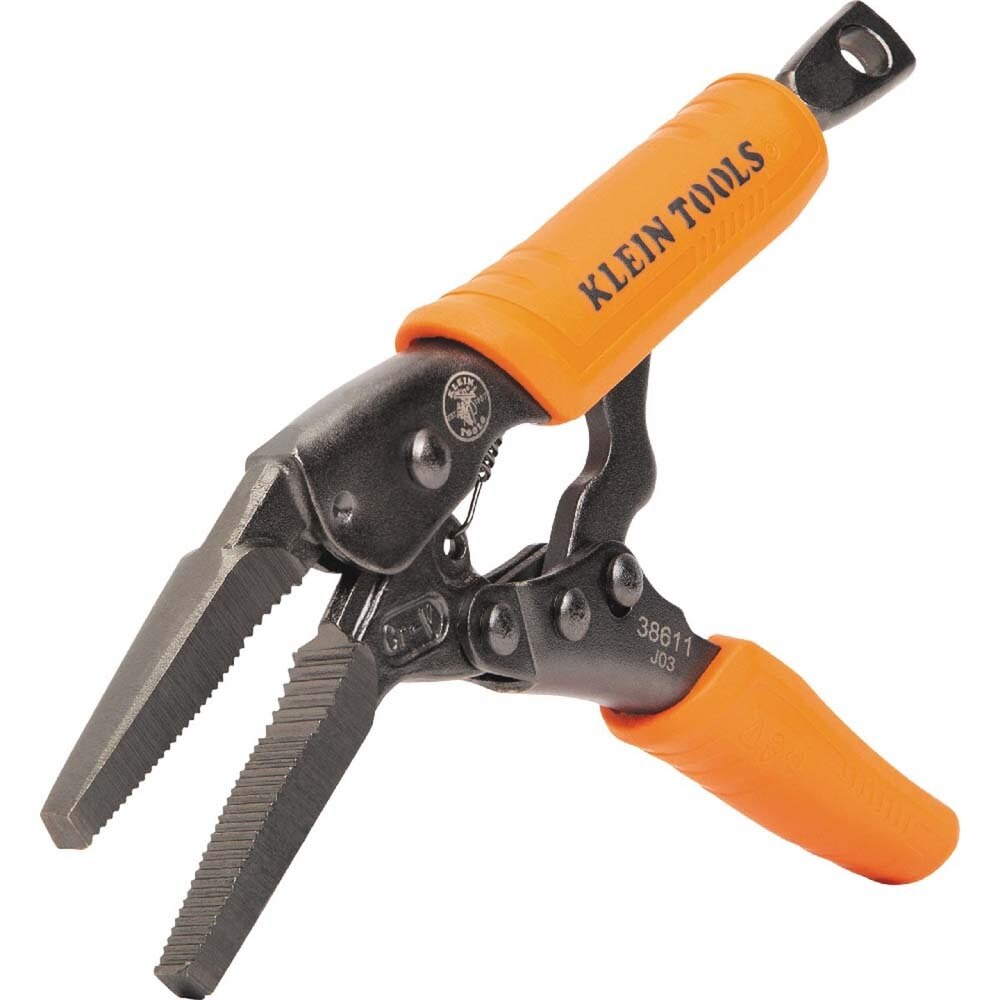 Klein 38665 Locking Pliers, Long Nose 6-Inch, Curved Jaw 7- and 10-Inch, 3-Piece - 5