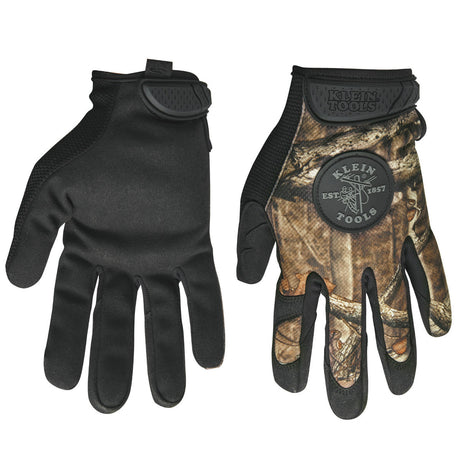 Klein 40209 Journeyman Camouflage Gloves, size L