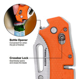 Klein 44056D Electricians Pocket Knife with Fold-Out Driver and Wire Stripper - 5