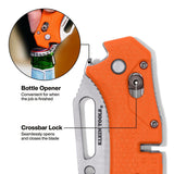 Klein 44056D Electricians Pocket Knife with Fold-Out Driver and Wire Stripper - 5