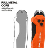 Klein 44309 FLICKBLADE Pry Bar Utility Knife 2.42 in. Blade with 2-Position Lock and Reversible Belt Clip (1 Pack) - 4