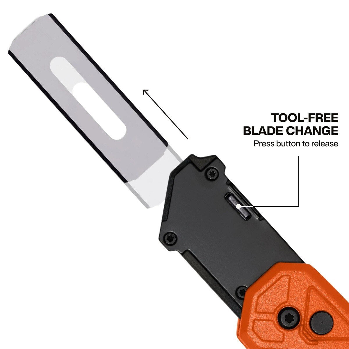 Klein 44310 8.23 in. Folding Carpet Utility Knife with Tucking Tool (1 Pack) - 4