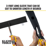 Klein 450-330 Cable and Wire Management Sleeves, 1.75-Inch Diameter, 3-Foot Long (2 Pack) - 6