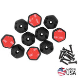 Klein 450-400 Self-Adhesive Cable Mounting Clips, 1 Slot (10 Pack) - 7