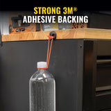 Klein 450-400 Self-Adhesive Cable Mounting Clips, 1 Slot (10 Pack) - 9