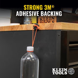 Klein 450-410 Self-Adhesive Cable Mounting Clips, 3-Slot (10 Pack) - 8