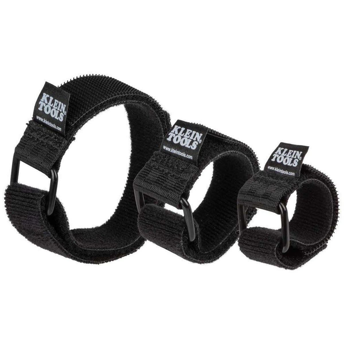 Klein 450-600 Hook and Loop Cinch Straps Multi-Pack for Cable Management (6 Pack) - 3