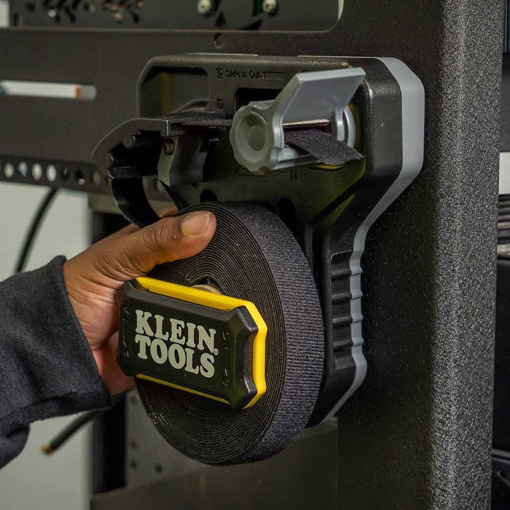Klein 450900 Hook and Loop Tape Dispenser, Versatile Cable Ties, Custom Length - 10