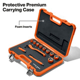 Klein 47110INS 3/8" Drive Insulated Ratchet and Socket Set 1000V Rated with Case (12-Piece Set) - 5