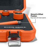Klein 47110INS 3/8" Drive Insulated Ratchet and Socket Set 1000V Rated with Case (12-Piece Set) - 6