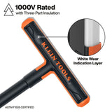 Klein 47120INS Insulated T-Handle and Hex Bit Set 1000V Rated with Case 15" x 11" x 3" (9 Piece) - 3