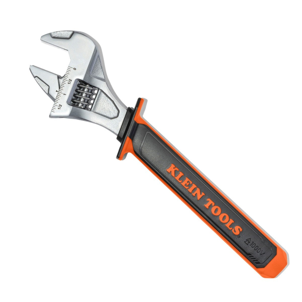 Klein 47130INS 12.5" 1000V Rated Insulated Adjustable Wrench with Wear Indicator