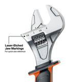 Klein 47130INS 12.5" 1000V Rated Insulated Adjustable Wrench with Wear Indicator - 3
